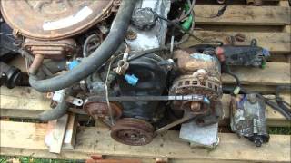 Toyota 3A Engine start up after sitting for 10 years prep work [upl. by Estey]