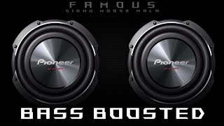 Famous  Sidhu Moose Wala  Extreme Bass Boosted   Latest Punjab Songs 2021 [upl. by Einatirb649]