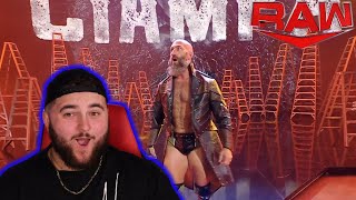 OMG TOMMASO CIAMPA RETURNS ON RAW REACTION [upl. by Ayekin]