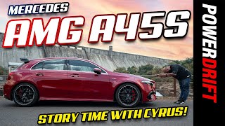 Story time in the BEST sub 1crore car  MercedesAMG A45S  PowerDrift [upl. by Carvey]