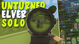 Unturned Elver  The Perfect Start Ep 1 Solo Survival PVP [upl. by Arratoon394]