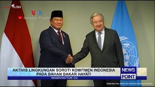 AKTIVIS LINGKUNGAN SOROTI KOMITMEN INDONESIA PADA BAHAN BAKAR HAYATI  NEWS POINT [upl. by Infield77]