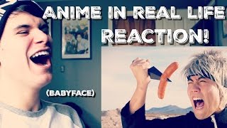 Anime in Real Life  Reaction [upl. by Akitnahs963]