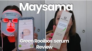 LED light therapy with Maysama Green quotteaquot pressed Rooibos Review over 50s [upl. by Jollenta]