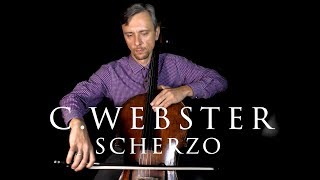 C Webster Scherzo Suzuki Cello Book 3 in Fast and Slow tempo  How to Play Cello [upl. by Fleece]