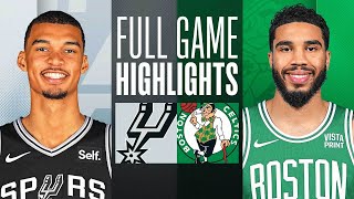 SPURS at CELTICS  FULL GAME HIGHLIGHTS  January 17 2024 [upl. by Anertal]