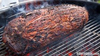 Roast Beef Recipe  Works on the BBQ or in the oven  BBQFOOD4U [upl. by Yreffej53]