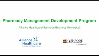 Pharmacy Management Development Program [upl. by Dlanod]