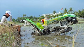 Proses Penanaman Padi Memakai Mesin Planter Indo Jarwo [upl. by Ling]