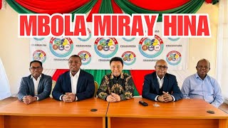 MBOLA MIRAY HINA NY VOVONANA FIRAISANKINA  MARC RAVALOMANANA RIVO RAKOTOVAO AUGUSTE PARAINA [upl. by Aita]