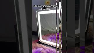 Fennio vanity mirror wLED light MUST HAVE  🗣️ I’m my Amazon storefront in bio ❤️🥰 [upl. by Myrah]