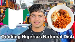 Indian Tries Nigerian Jollof Rice Honest Review [upl. by Lyrak]