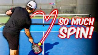 The NEW Spin Serve In Pickleball  Banana Serve LEGAL [upl. by Evod862]