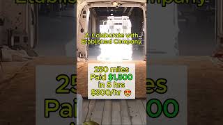 1500 in 5 hrs Cargo Van Business [upl. by Sherrer]