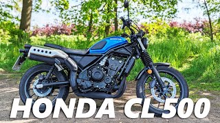 Honda CL 500  Test français [upl. by Oirazan793]