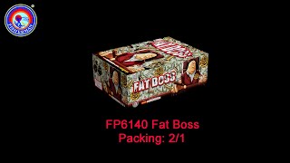 500 gram cakes fireworks 52 shots big cakes fireworks FP6140 Fat Boss From Fisherman Fireworks [upl. by Ainig967]