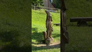 Statue in Piancavallo Italy A Unique Landmark in the Alpine Setting 🗿🏔️🇮🇹 [upl. by Sissie]