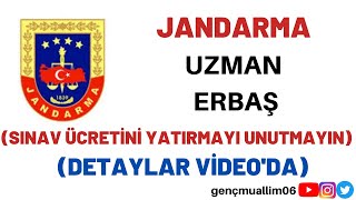 Jandarma UZMAN Erbaş başvuru ücreti NASIL yatırılır [upl. by Nemrak]