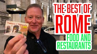 The Best Restaurants in Rome Italy [upl. by Enelyahs149]