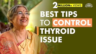 Easy Natural Treatment for Thyroid  Dr Hansaji Yogendra [upl. by Yrogreg]