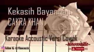 Cakra Khan  Kekasih Bayangan Karaoke Piano Versi Lower Keys [upl. by Yvan]