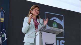 Vicepresidenta entrega primera etapa hospital de Salcedo beneficiará a más de 41000 personas [upl. by Ylrae304]