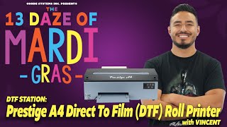 DTF Station Prestige A4 Direct To Film DTF Roll Printer [upl. by Stanislas233]