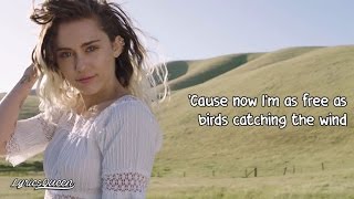 Miley Cyrus  Malibu Lyrics HD [upl. by Eelyab]