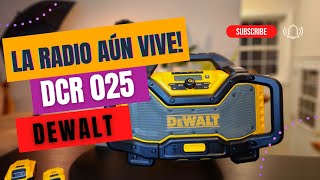 LA MEJOR RADIO DE TRABAJO  DESCUBRE EL PODER DE LA RADIO DWALT DCR025  REVISADO EN ESPAÑOL [upl. by Nnaylrebmik]