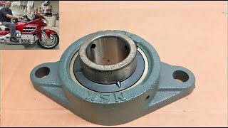 Flange bearing installation plastic housing part 1 [upl. by Sellers318]