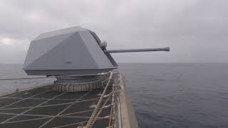 Littoral Combat Ship Live Fire with 57MM Naval Gun System [upl. by As463]