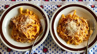 Pasta Grannies share Albas recipe for tagliatelle al ragu [upl. by Nanice857]