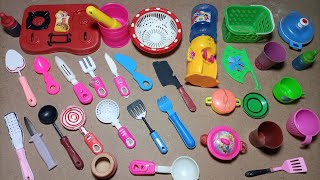 play with kitchen set  colorful kitchen set  plastic kitchen set toy [upl. by Ariad]