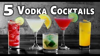 5 Easy Vodka Cocktails To Make At Home  Booze On The Rocks [upl. by Meghan576]