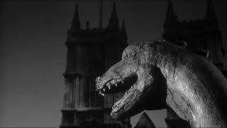 The Giant Behemoth 59  OBie amp Peterson StopMotion Paleosaurus London Night Attack Scenes [upl. by Aserej498]