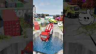 wow mixertruck truck pothole simulation shorts [upl. by Niaz]