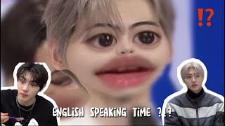 Sunghoon struggling with English for almost 5 minutes [upl. by Samira]