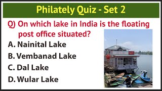 Philately Quiz  Set 25  National Post Day  India GK Quiz  10 Questions  Indian Stamps [upl. by Relluf]