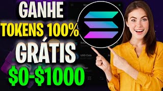 VAI EXPLODIR NOVO AIRDROP NA SOLANA PAGANDO TOKENS 100 GRÁTIS [upl. by Kaczer]