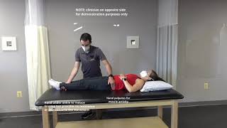 Manual Muscle Test for Hip Abduction [upl. by Ronyar]