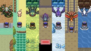 POKEMON CRYSTAL ADVANCE REDUX  ALL LEGENDARY POKEMON LOCATIONS [upl. by Hawkins272]