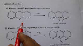 ACRIDINE  Synthesis Reactions and Medicinal uses [upl. by Kissee87]