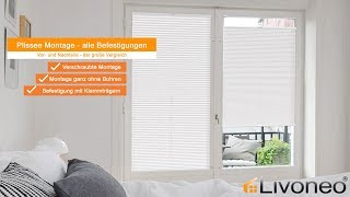 Plissee Montage Welche Befestigung ist perfekt für meine Fenster [upl. by Aehsat813]