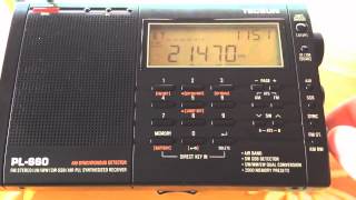 Tecsun PL660 vs Redsun RP2100 on 21470 kHz [upl. by Saire908]