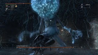 Bloodborne Isz Gravestone Chalice Celestial Emissary Boss Fight [upl. by Oetam]