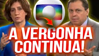 TV GLOBO PASSOU VERGONHA AO VIVO VEJA O QUÃO PATÉTICO ESTÁ O JORNALISMO DA GLOBO [upl. by Dedrick564]