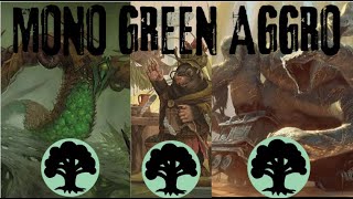 MTG Arena Standard Mono Green Aggro Counters Deck [upl. by Jaquelin]