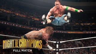 FULL MATCH Randy Orton vs John Cena vs Triple H – WWE Title Match WWE Night of Champions 2009 [upl. by Aerdnna509]