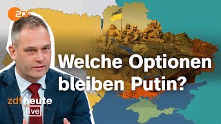 KrimAngriff und Vorstöße an der Front – Militärexperte Gressel über Putins Reaktion  ZDFheute live [upl. by Danita260]