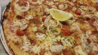 Pizza Marzano Americano dan Garlic Prawn Supermall Karawaci [upl. by Sweatt]